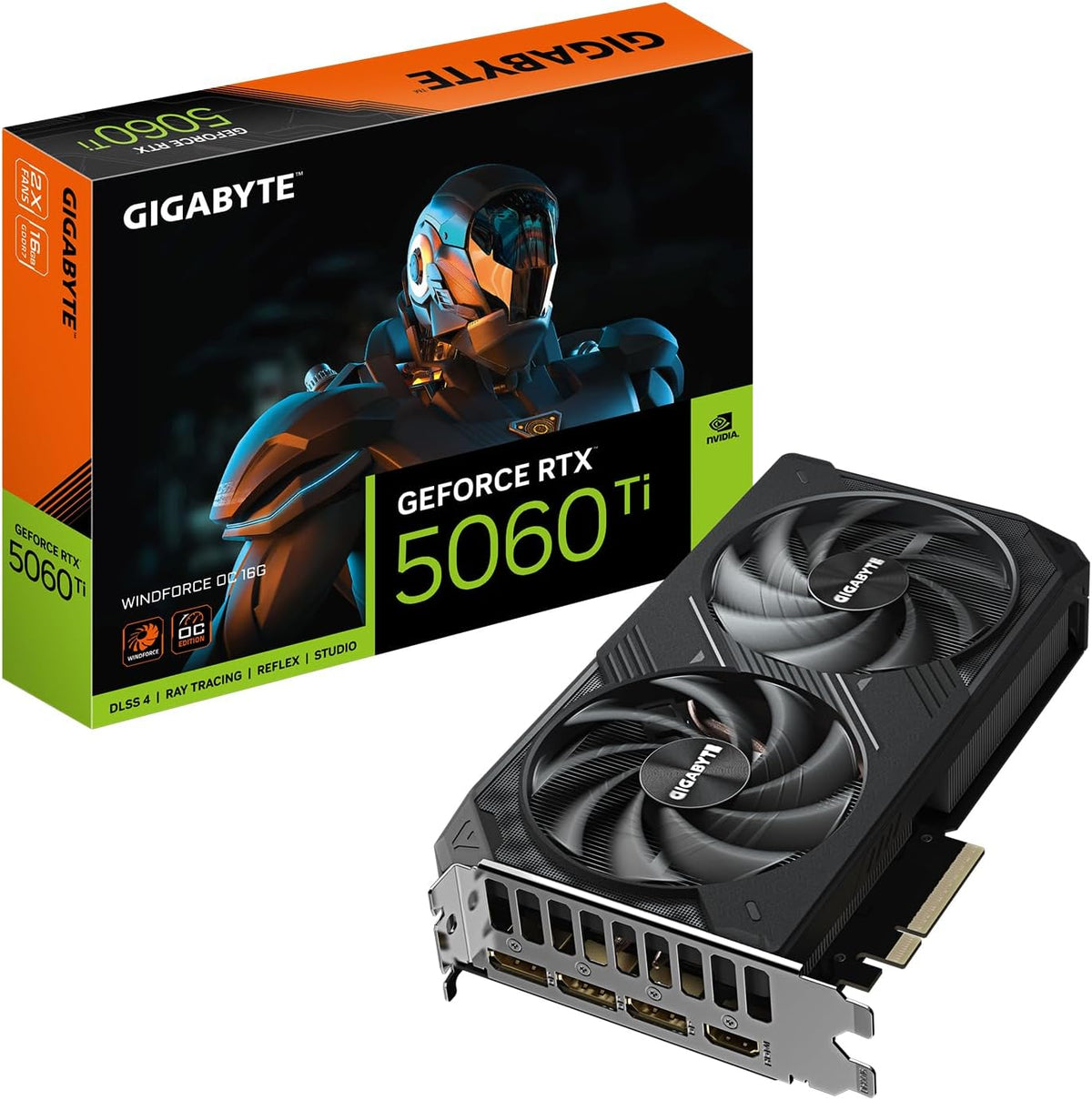 GIGABYTE GeForce RTX 5060 Ti WINDFORCE OC 16GB GDDR7 - image 1