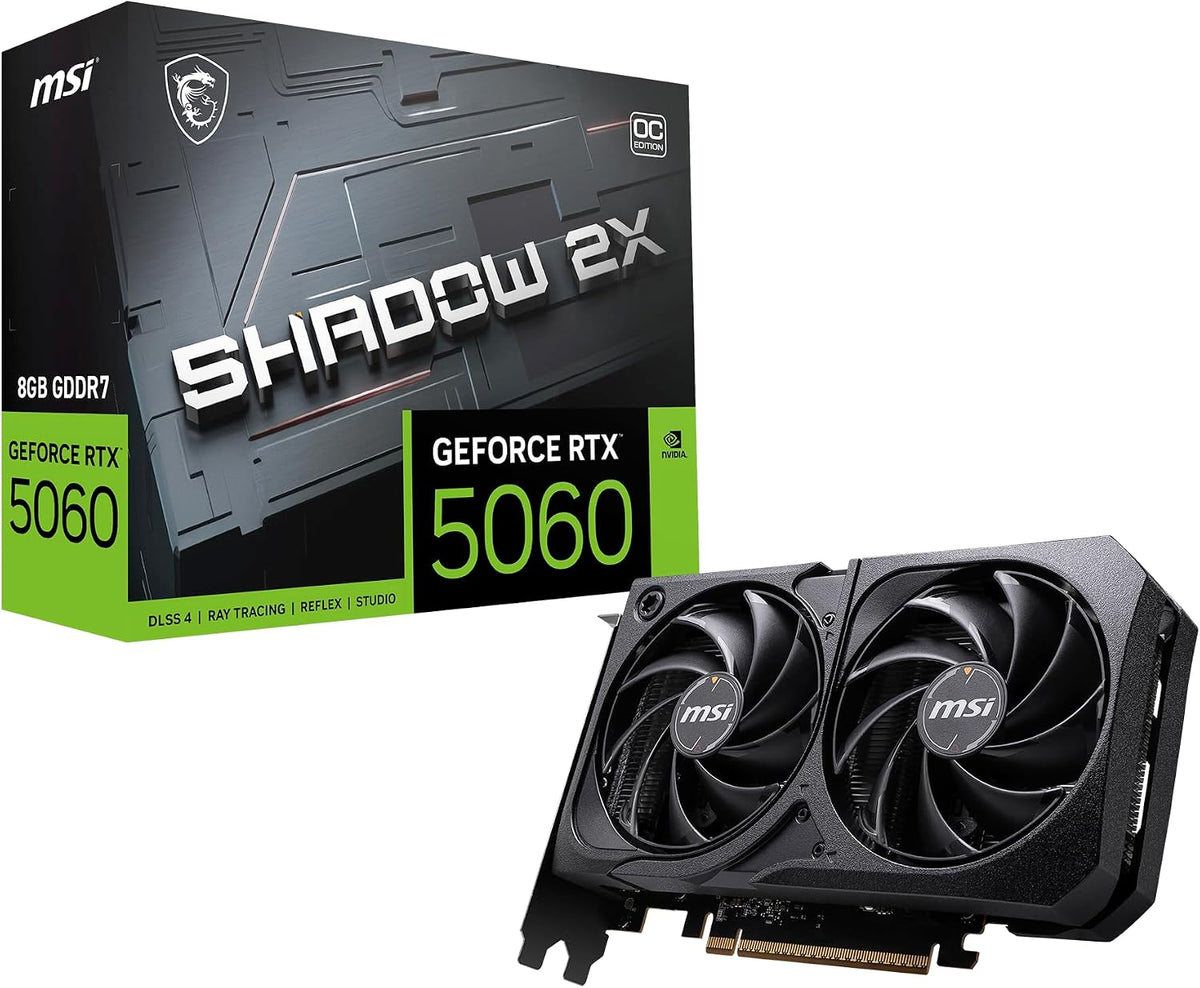 MSI GeForce RTX 5060 8G Shadow 2X OC 8GB GDDR7 - image 1