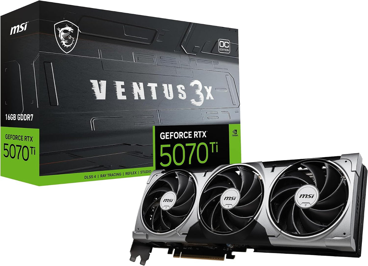MSI GeForce RTX 5070 Ti 16G Ventus 3X OC 16GB GDDR7 - image 1