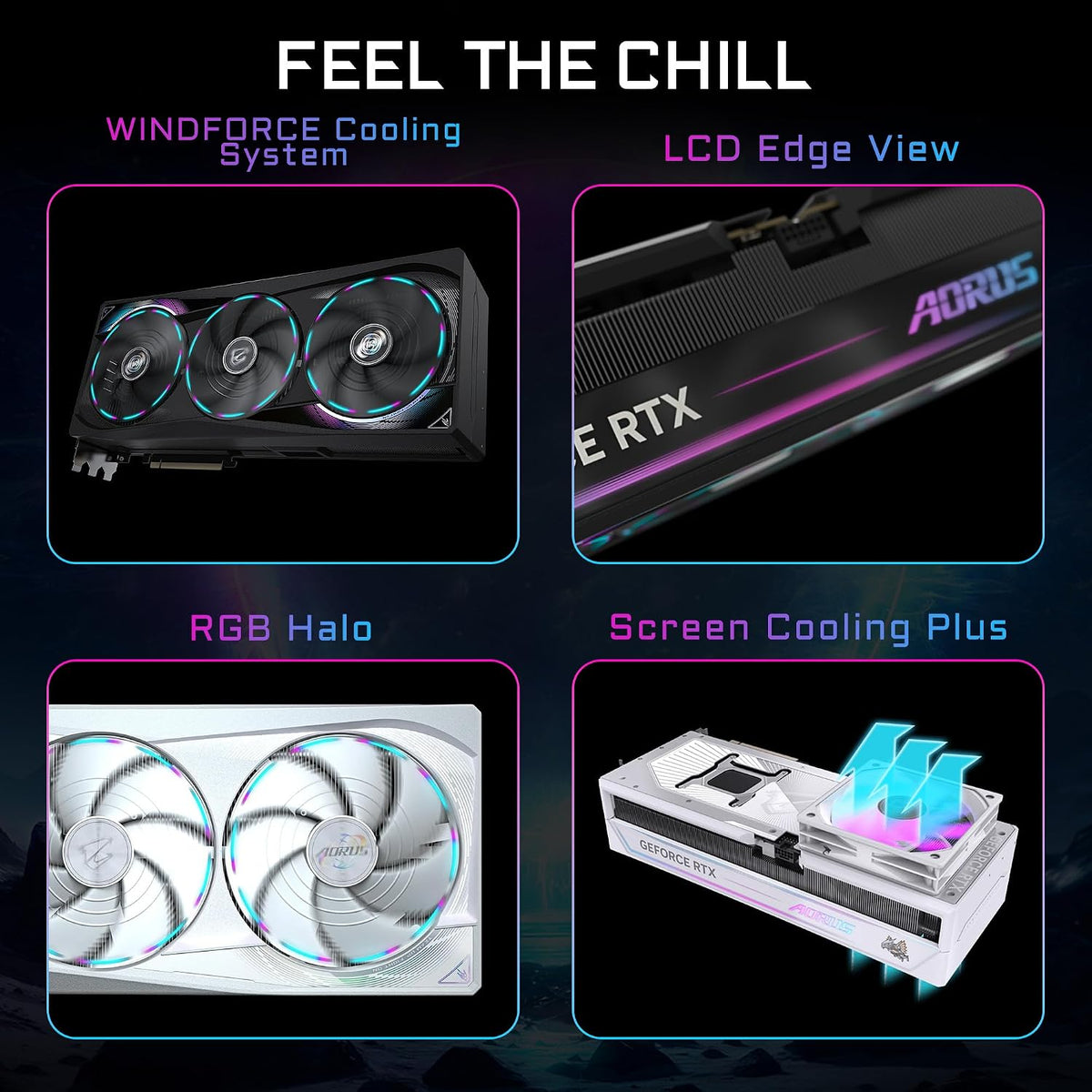 GIGABYTE AORUS GeForce RTX 5090 Master ICE 32GB GDDR7 - image 3